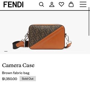 Sold out 😳 NEW $1350 Fendi Camera Bag purse crossbody sling